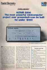 Artículo, Altair 8800